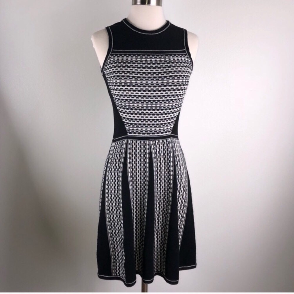 Ann Taylor beautiful classic black and white dress